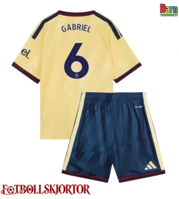 Arsenal Gabriel Magalhaes #6 Tredje Kläder Barn 2026-27 Kortärmad (+ Korta byxor)